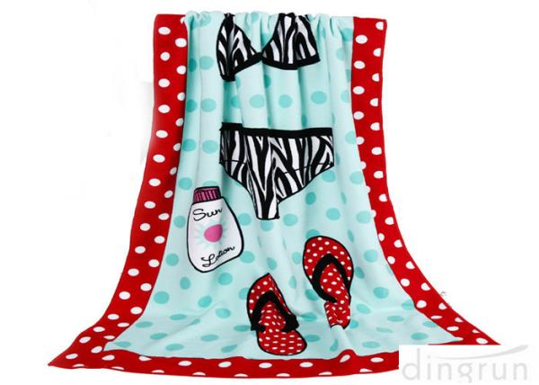 Cheap Environmental Friendly Custom Microfiber Towels For Beach / Pool for sale