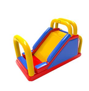Best Yellow Blue And Red Inflatable Slides Stable And Visually Appealing With Safety Handrails wholesale