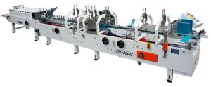 China ZH-800G Folding Gluing Machine Auto Folder Gluer Machine With Lock Bottom on sale