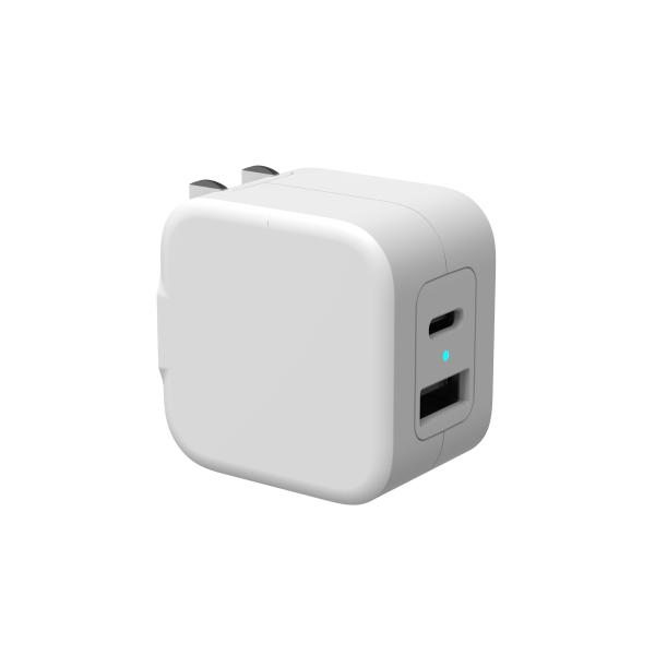 Cheap US GaN PD Phone Charger 20W 1A1C USB C Dual Port Charger For Iphone 12 Pro for sale
