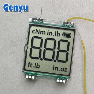China Customization 3 Digit 7 Segment LCD Display TN Potivie Black Fonts 12 PIN Connect on sale