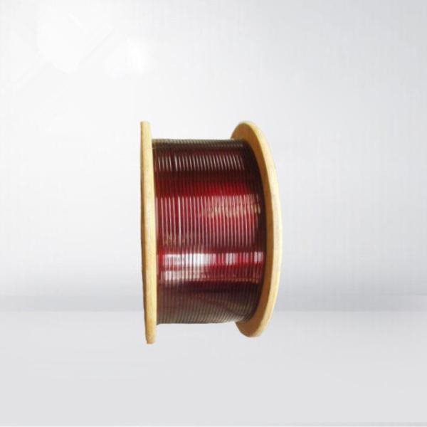 Cheap Class A Rectangular / Flat Enamelled Copper Wire 200 Degree For Transformers for sale