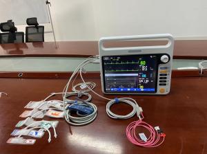 ECG SPO2 NIBP 2Temp Neonate Patient Monitor With Multi Language 12.1 Inch Screen