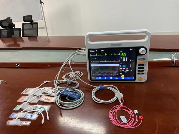 Cheap ECG SPO2 NIBP 2Temp Neonate Patient Monitor With Multi Language 12.1 Inch Screen for sale