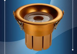 Best Cambered Surface Recessed LED Downlight With Pure Gold Thread Welding Solid Radiator wholesale