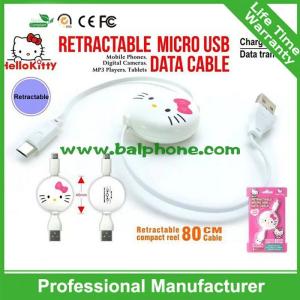 Best 1m ew retractable cable with hello kitty wholesale