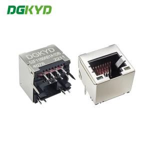 Best 52F Single Port Network Socket 8P8C In-Line Connector With Light Without Transformer Modular Jack wholesale