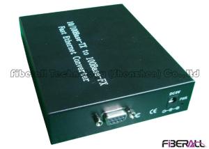 100M UART Fiber Media Converter With DB9 Port RS232 Asynchronous Optical Modem