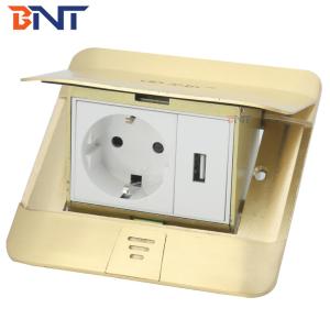 Best usb connector waterproof design copper floor socket wholesale