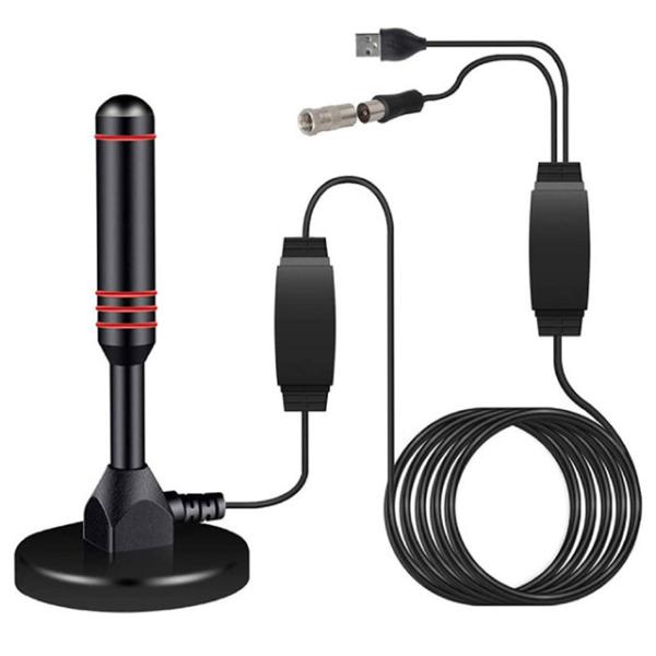 Cheap DTMB ATSC PCI USB Tuner High Gain Indoor TV Antenna With Magnetic Base for sale