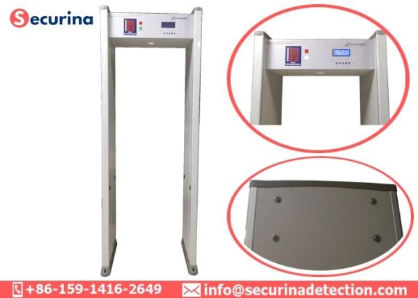 6 Detecting Areas Door Frame Metal Detector 100 Working Channels With Two Light