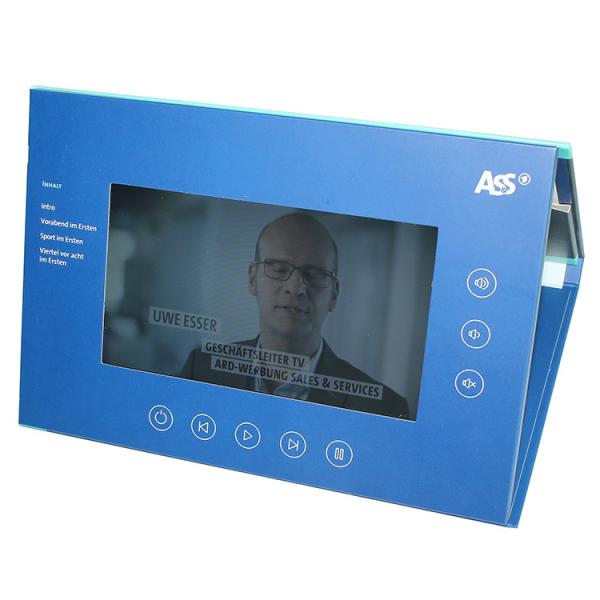 Cheap Free Sample Shenzhen Video In Folder Factory Supply 7 inch LCD Display Stand Video IN Folder Video Brochure Module for sale