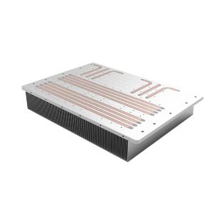China Customized Aluminum Heatpipe Water Cooling Block Heatsink 4 Heat Pipe on sale