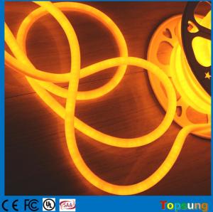 China 16mm customized LED neon sign 24V 360 degree round led Christmas lights yellow on sale