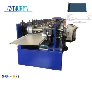China Snap Lock Standing Seam Roll Forming Machine For Roofing Panels With Single Snap Lock Seam on sale