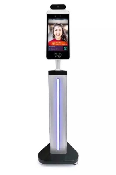 Cheap Android 8.1 Face Recognition Non Contact Infrared Thermometer for sale