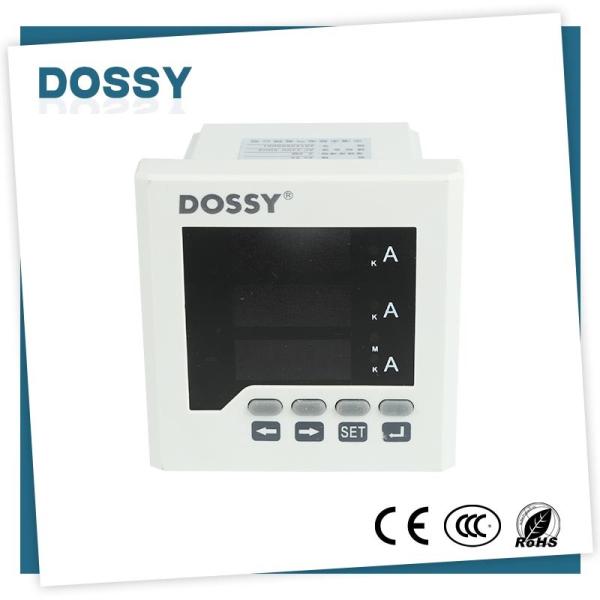 Cheap 72x72mm LCD display  Ampere meter Three phase meter  panel anolog meter for parameter measurement for sale