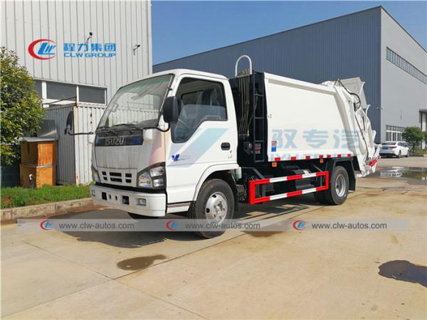 Cheap ISUZU 5 Tons Garbage Compactor Truck For Waste Management for sale