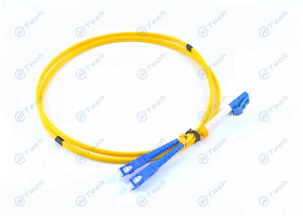 Cheap SC LC Single Mode Fiber Optic Patch Cord Duplex FTTH FTTB FTTX Network Application for sale