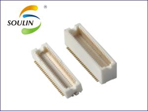 China Customized PA9T Pcb Header Connector 0.5mm Male Pin Connector on sale