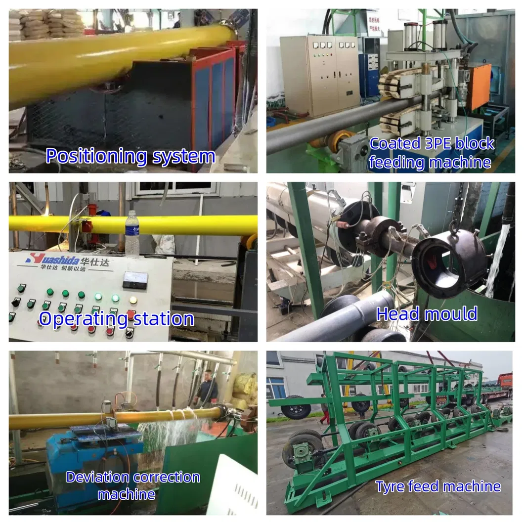 Underground One-Step Polyurethane Insulated Pipe Production Line for Oil Pipelines