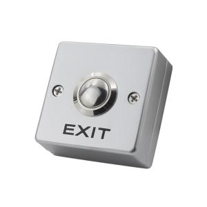 Best European Standard SPST Push Button To Exit , 53 * 53mm Door Release Push Button Zinc Alloy Panel wholesale