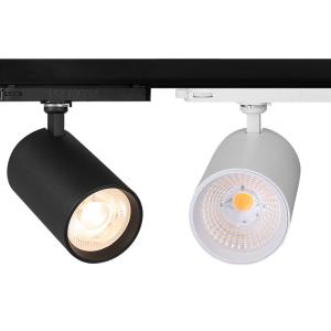 China 6000K Aluminum COB Track Light , Durable Hotel LED Track Lamp on sale