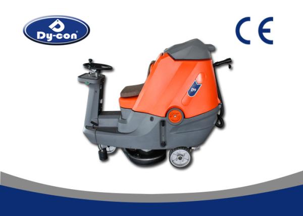 Cheap Two Brushes Ride On Floor Scrubber Dryer Semi Automatic High Performance for sale