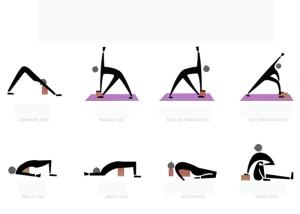 Beginners EVA Yoga Block Slip Resistant Custom Printing Supporting Back Bends