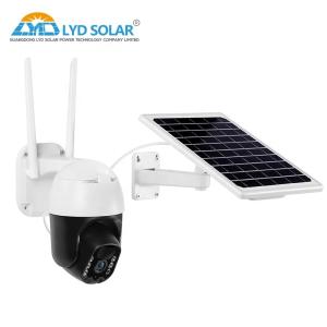China Security 4g Solar Cctv Camera Larm Input Output Audio on sale