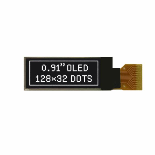 Cheap 0.91 Inch OLED Display Module 128X32 I2c Interface 14 Pin HTN STN for sale