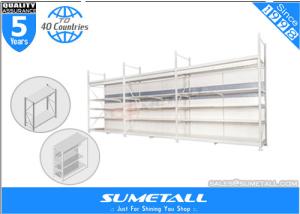 Integrated System Large Shop Display Shelf Metal Display Racks For Department Store