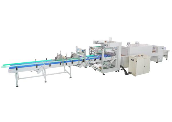 Cheap 8-15 pack/min Automatic Shrink Wrapper , PLC Control Bottled Water Filling Line for sale