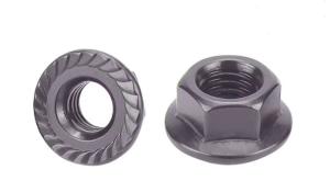 China Din 6923 ISO 4161 Hexagon Nut With Flange Carbon Steel 35K A3 Plain Class 4 Class 8 on sale