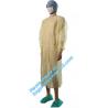 Non-woven Medical White Coveralls,Disposable Medical Waterproof Isolation Gown,  00:41  Medical Disposable Chemical Prot for sale