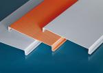200mm Linear Metal Strip Ceiling , Multipanel Ceiling Panels G-Shape For Office