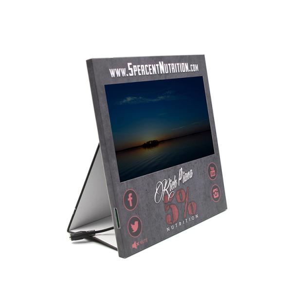 Cheap customized print boost sales video display, LCD Video advertising player with video loop function for sale