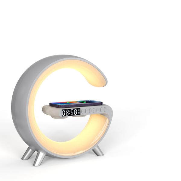 Cheap With LED With Clock With Speaker With Bluetooth Wireless Charger Fast 15W for sale