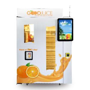China Auto Fruit Juice Vending Machine , Multi Payments Orange Vending Machine With LCD on sale