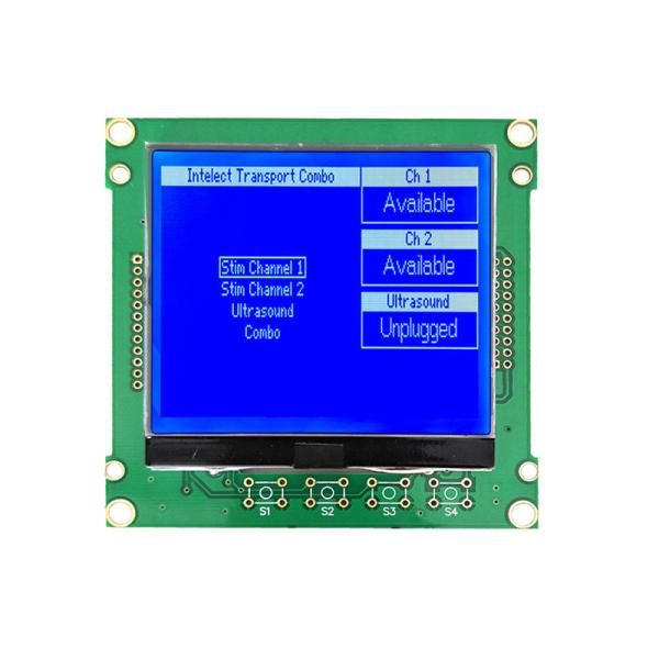 Cheap 128x128 LCD Display 500 Cd/m2 LCD COG Module 3.5 Inch Serial/Parallel Interface for sale
