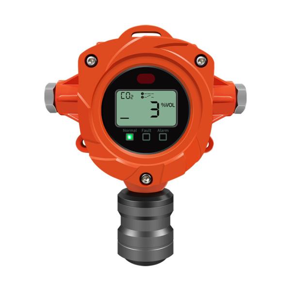Cheap Point Type Online Gas Monitor IP67 Fixed Carbon Dioxide CO2 Detector With Infrared Sensor for sale