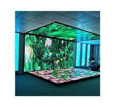 Cheap Multicolor Interactive LED Display , Moistureproof Curved LED Panels for sale