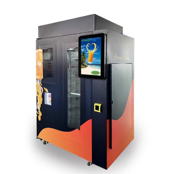 Cheap CE 330ml  Cold Pressed Juice Soft Drink Vending Machine With Cleaning System for sale