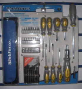 China 43 pcs screwdriver set,with 6 pcs sockets , 6 pcs precision screwdrivers on sale