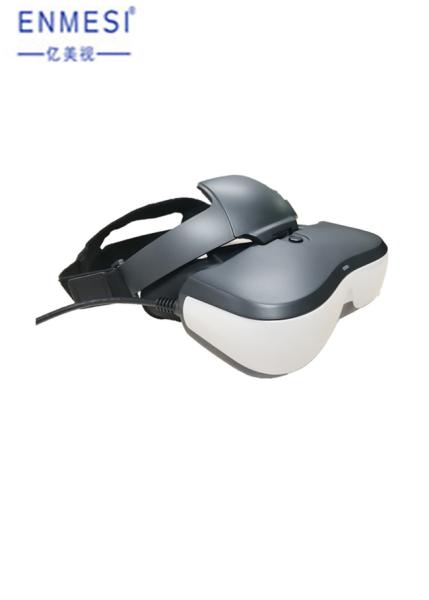 Cheap Portable Head Mounted Display HDMI Input TFT LCD Large FOV Helmet 3D VR for sale