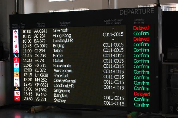 Cheap IP65 LED Airport Flight Information Display Variable Message Sign for sale