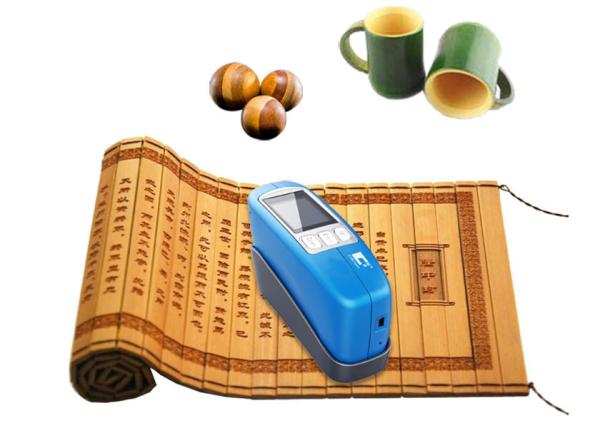 Cheap 20 / 60 / 85 Test Angle Portable Gloss Meter 10000 Test Samples Data Storage for sale