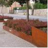Buy cheap 1000mm Corten Border Edging ISO Corten Steel Lawn Edging from wholesalers