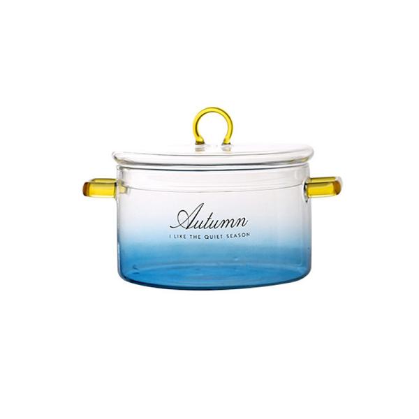 Cheap 3.5L 5.0L Salad Borosilicate Pyrex Glass Cooking Pots for sale