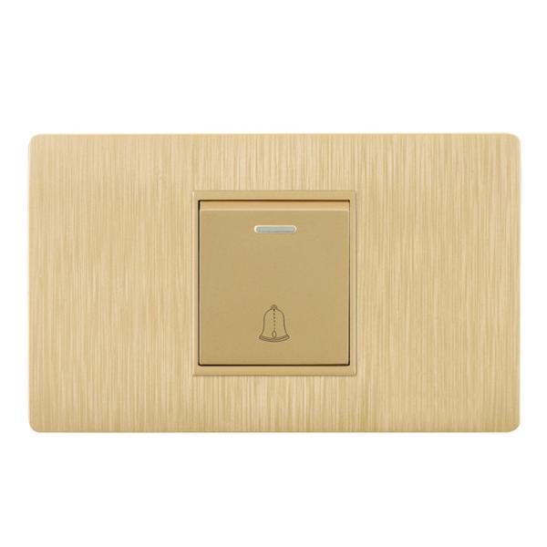 Cheap Golden US Standard Outdoor Push Button Door Switch for sale